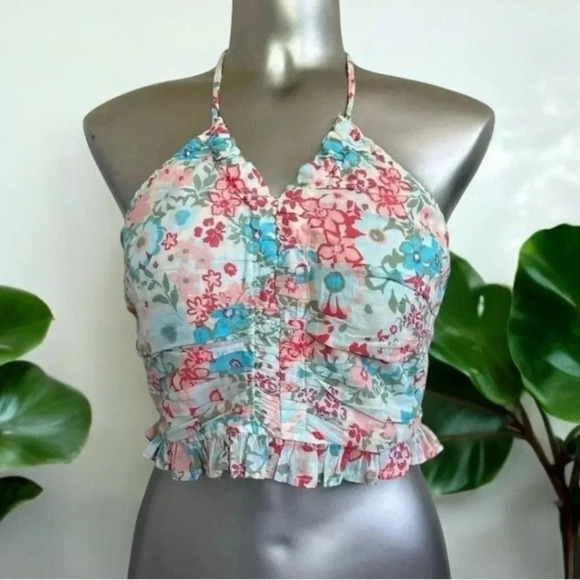 🆕American Eagle Crop  Halter Top - Picture 7 of 14